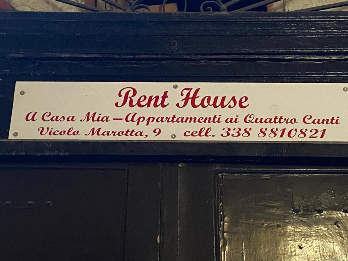 Rent House A Casa Mia Hotell Palermo Eksteriør bilde